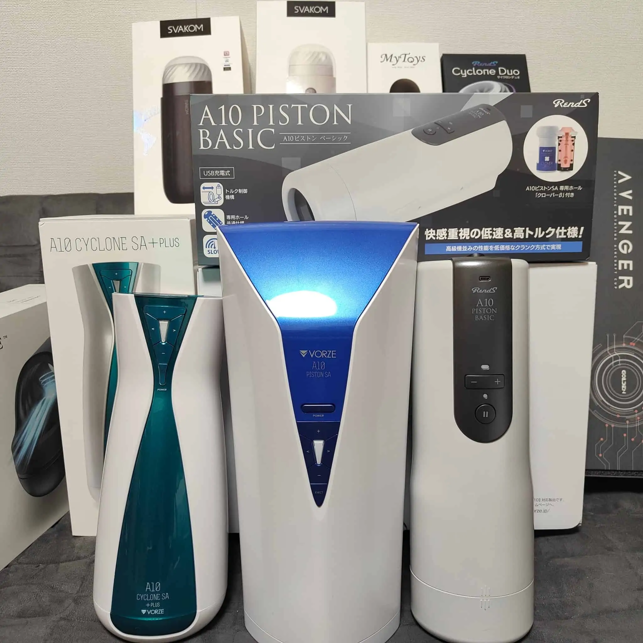 【A10電動オナホ全種徹底レビュー】総額30万で解説:A10サイクロンvsA10ピストンvs電動テンガ【比較検証まとめ】
