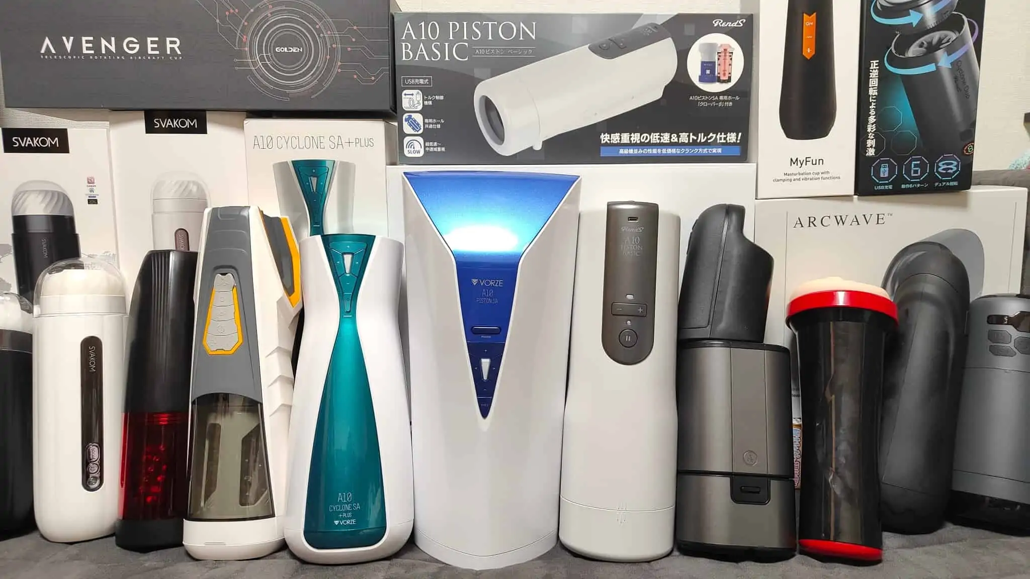 【A10電動オナホ全種徹底レビュー】総額30万で解説:A10サイクロンvsA10ピストンvs電動テンガ【比較検証まとめ】