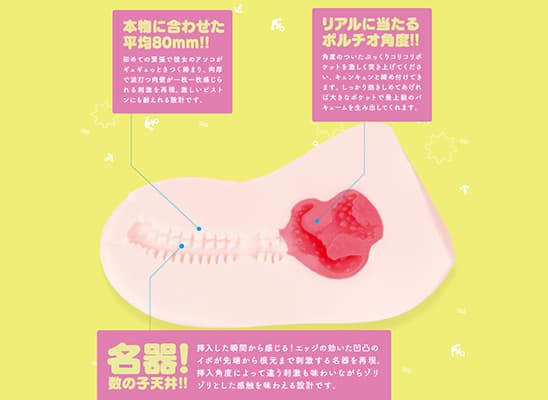 【HON-MONO5弾 KAZUNOKOレビュー】カズノコ天井の本物ちっくなオナホ