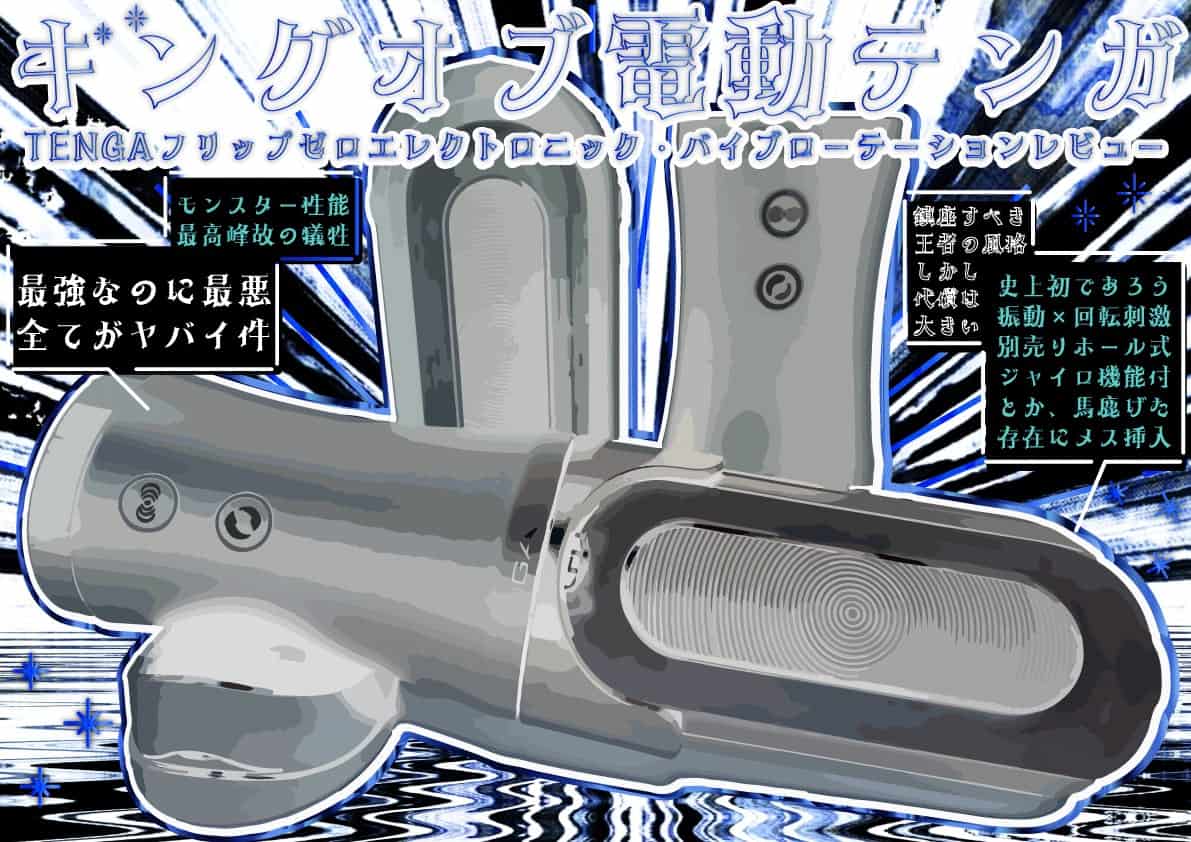 【電動オナホ界NO.1高刺激】TENGAフリップゼロエレクトロニック・バイブローテーションレビュー【最強故の犠牲】