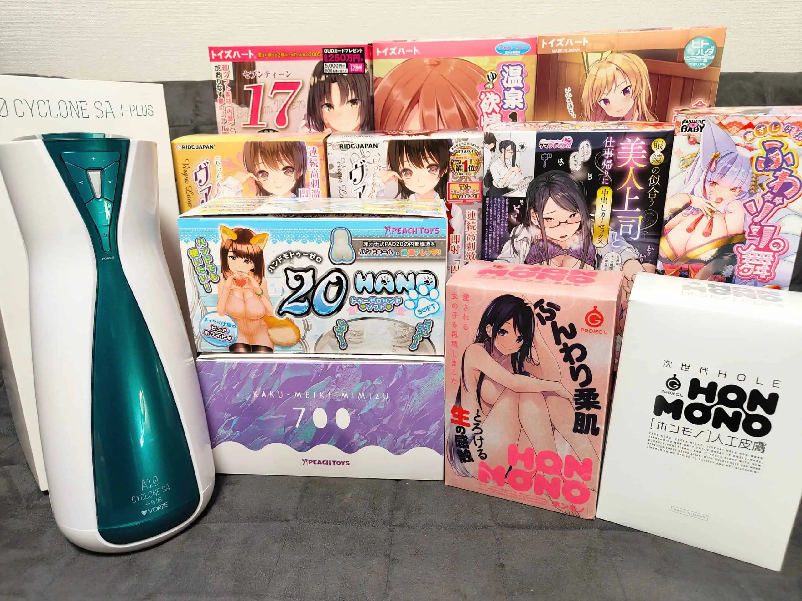 【A10電動オナホ全種徹底レビュー】総額30万で解説:A10サイクロンvsA10ピストンvs電動テンガ【比較検証まとめ】