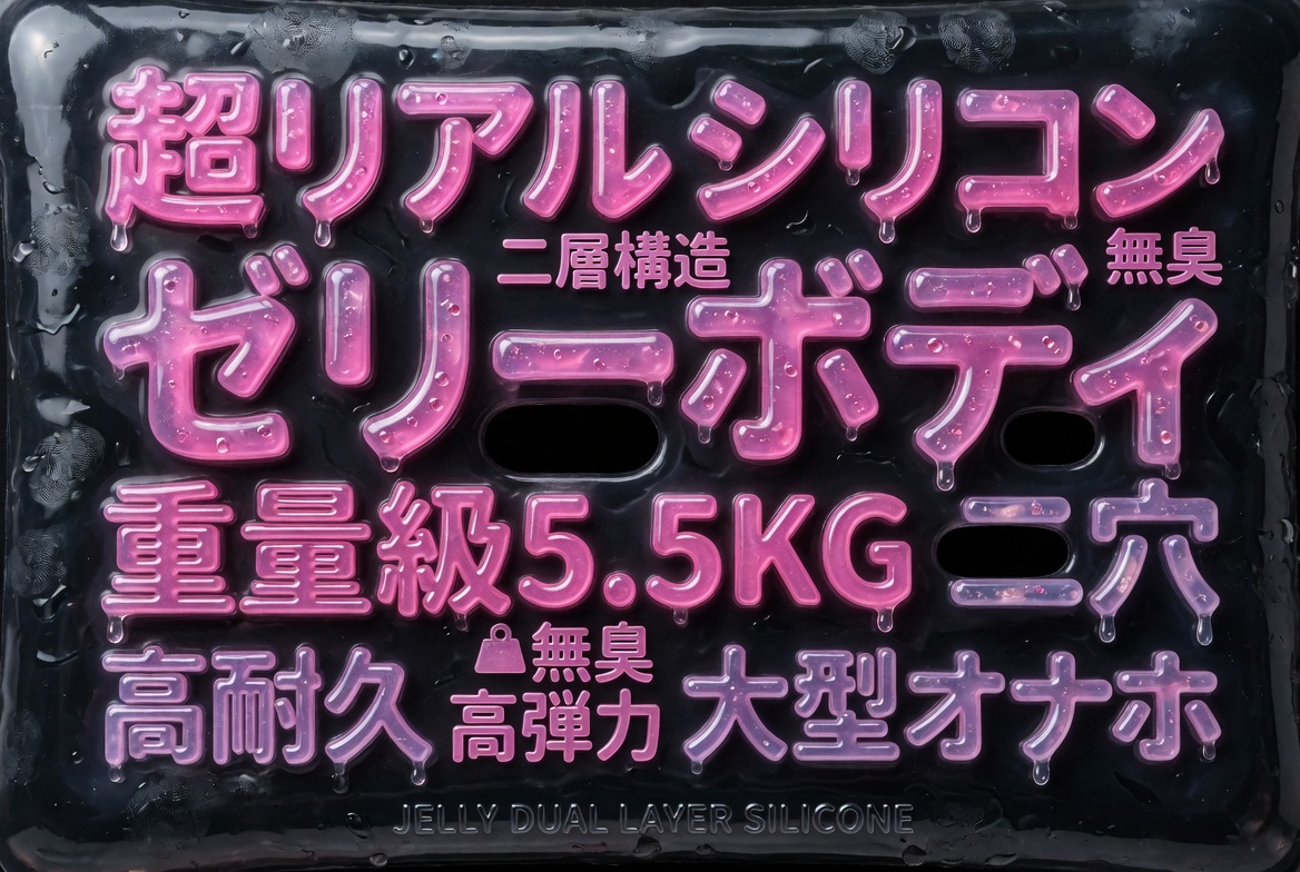 シリコン二層構造ゼリーボディの実力を初めて試してみよう｜5.5KGある二穴ケツ編
